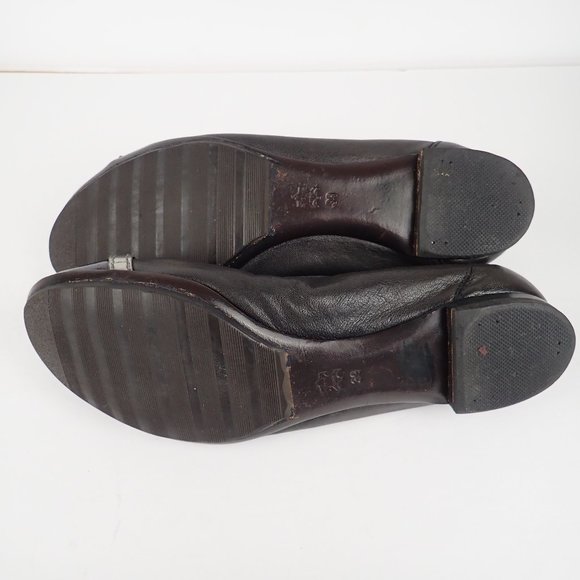 AGL Attilio Giusti Leombruni Ballet Flat Womens 39 US 9  Leather Purple Cap Shoe - Picture 9 of 11